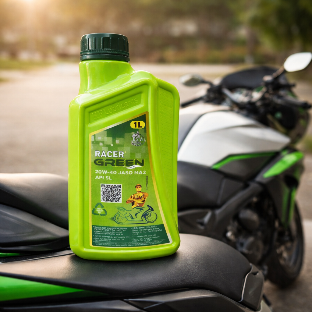 HP RACER GREEN 20W40 Multi-Grade Bike Engine Oil