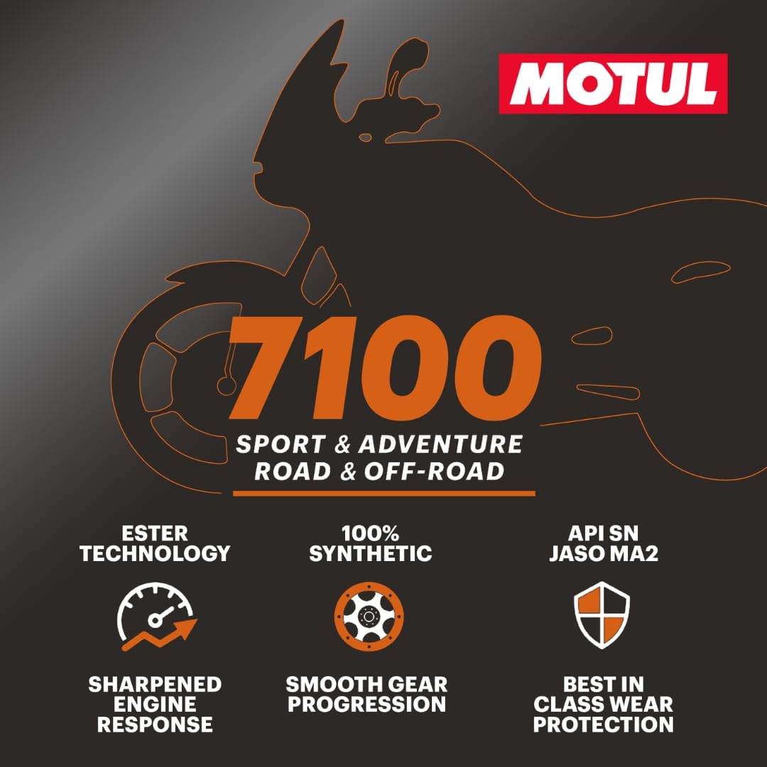 Motul 7100 4T 10W40 Fully Synthetic Bike Engine Oil